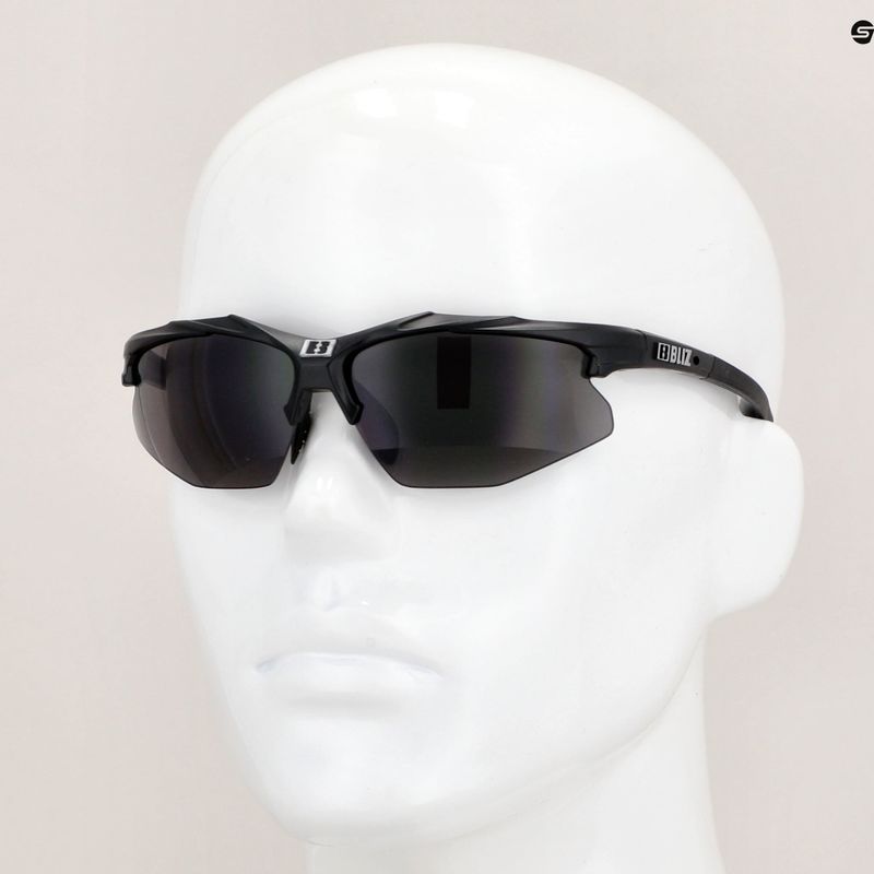 Bliz Hybrid Small S3 shiny black/smoke cycling goggles 11