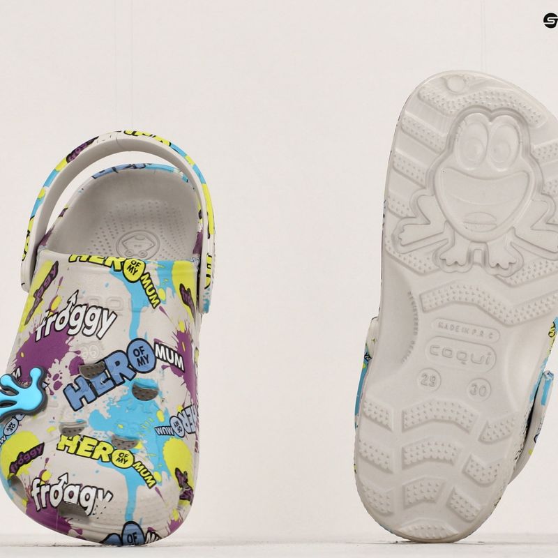 Coqui Little Frog stone hero splash/amulet children's sandals 14