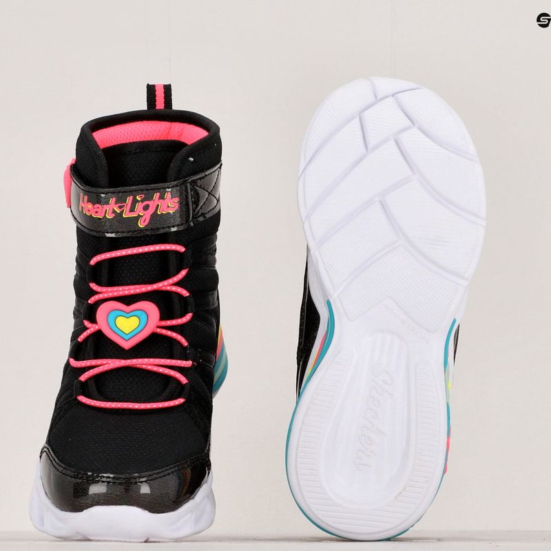 SKECHERS Sweetheart Lights Love To Shine children's shoes black/hot pink 15