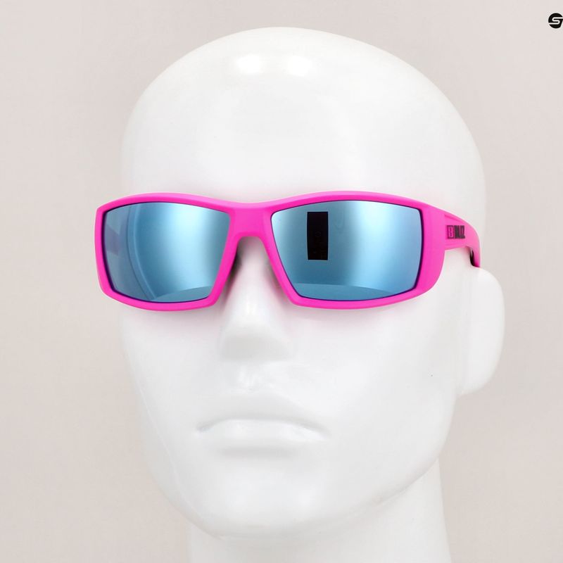 Bliz Drift S3 matt pink/smoke blue multi bike glasses 14