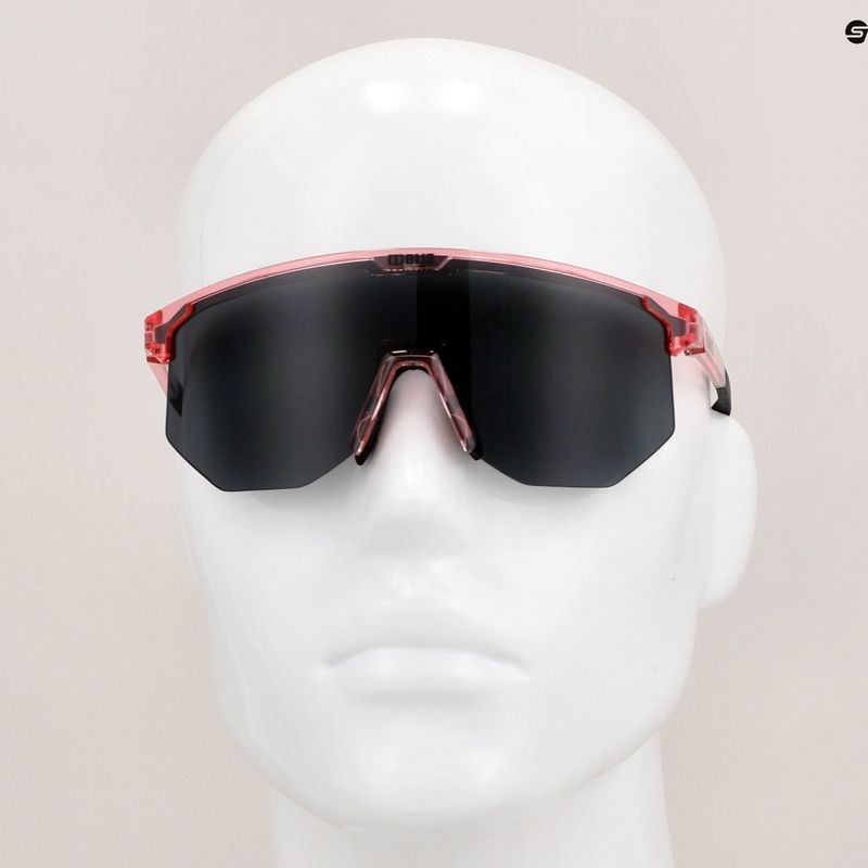 Bliz Hero Small S3 transparent pink/smoke cycling goggles 14