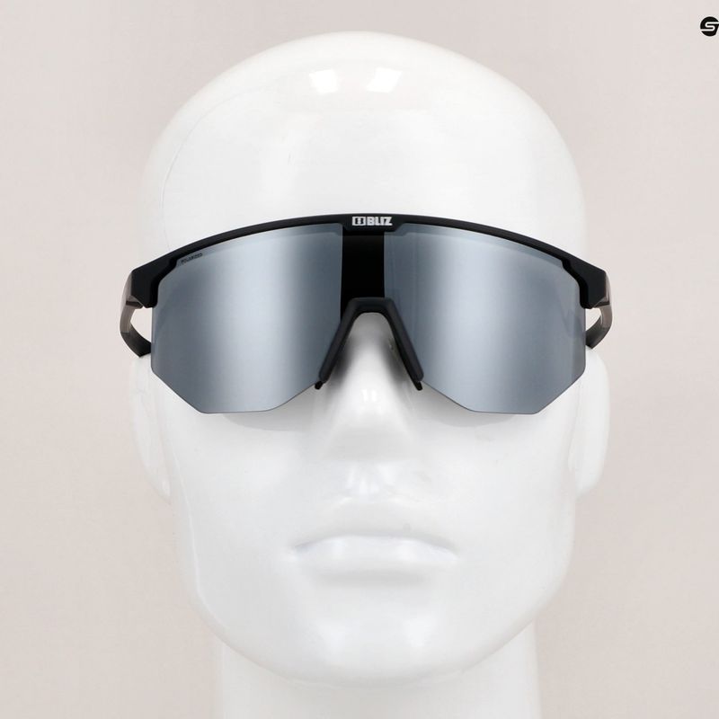 Bliz Hero Polarized S3 matt black/silver mirror cycling glasses 12