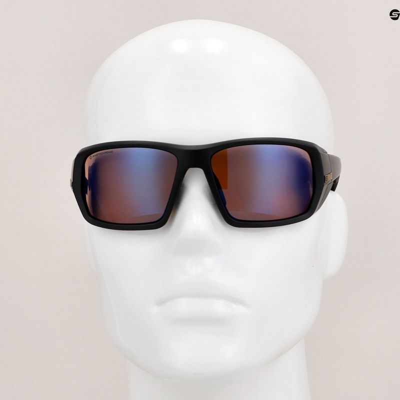 Bliz Peak Nano Optics Photochromic S2-S4 matt black/brown blue multi cycling glasses 11
