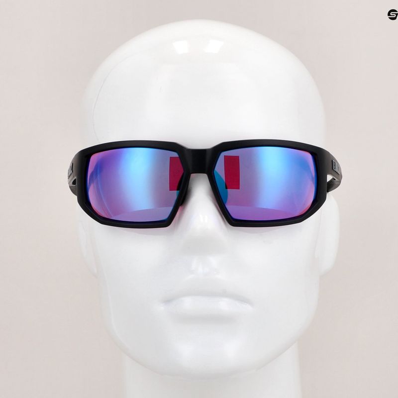 Bliz Arrow Nano Optics Nordic Light S2 cycling glasses matt black/begonia/violet blue multi 10