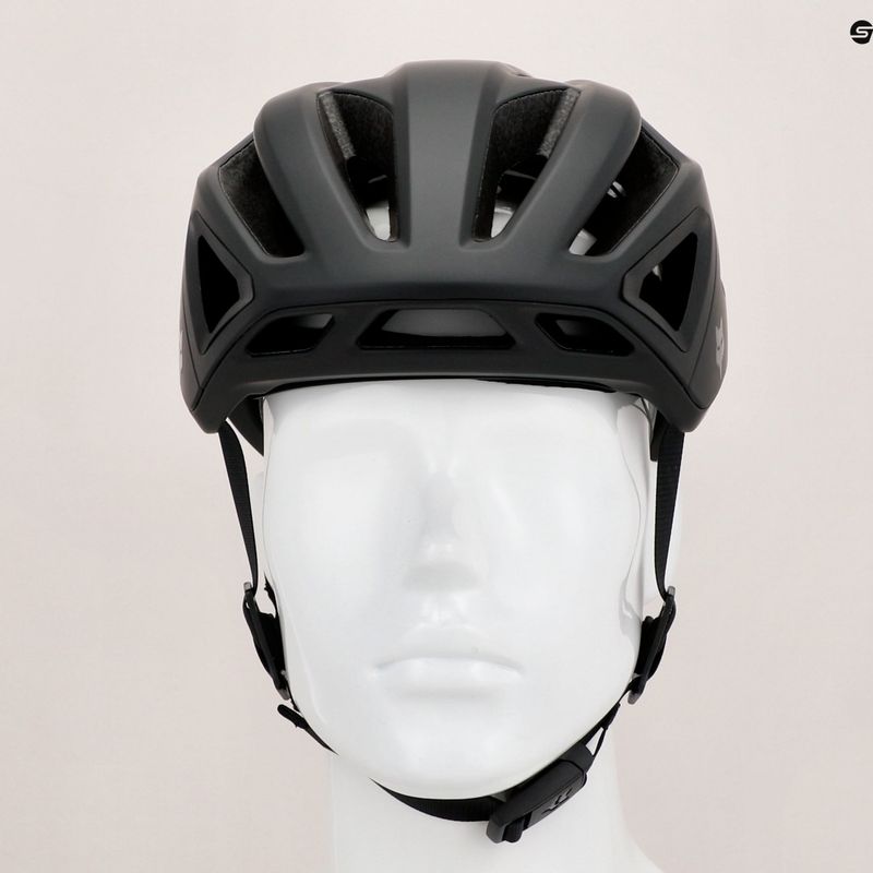Fox Racing Crossframe Pro matte black bicycle helmet 15