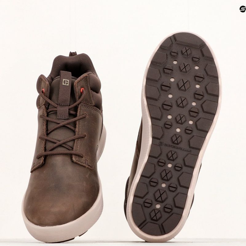 CATerpillar Proxy Hi light brown shoes 10