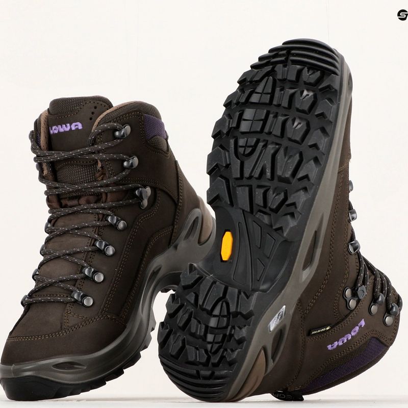 LOWA Renegade GTX Mid schiefer/bombeer shoes 11