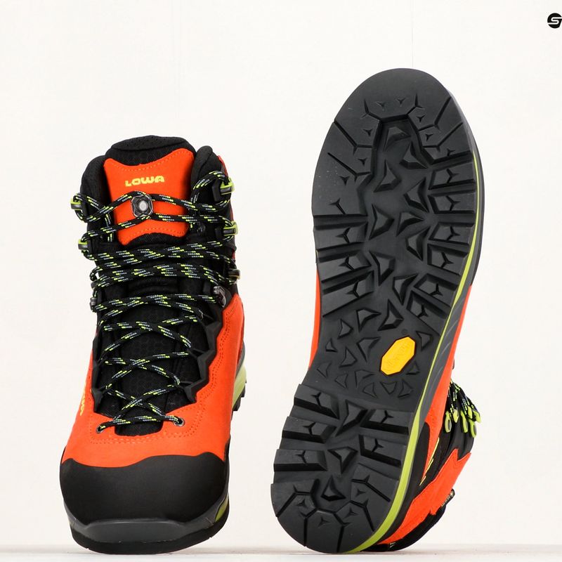 LOWA Cadin II GTX Mid flame/limone shoes 8