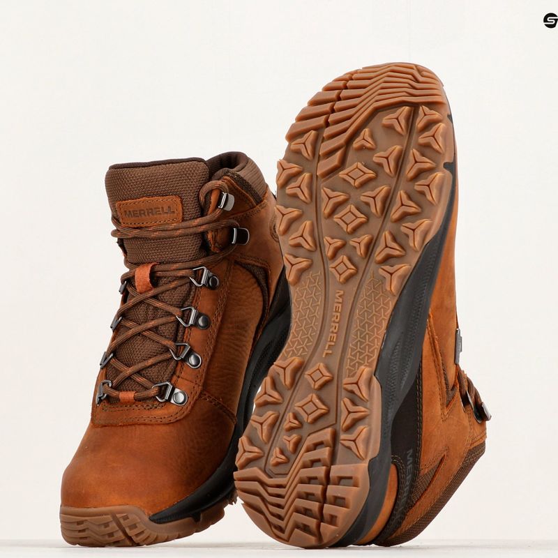 Men's trekking boots Merrell Erie Mid Ltr WP toffee 8