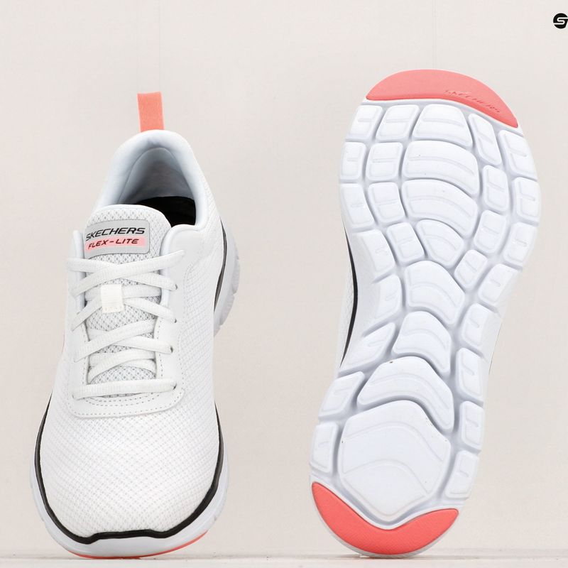 Women's training shoes SKECHERS Flex Appeal 4.0 Brilliant View white/pink 8
