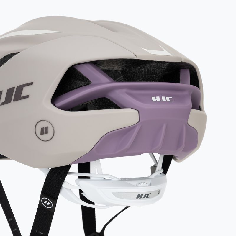 Bike helmet HJC Furion 3 mt beige/purple 8