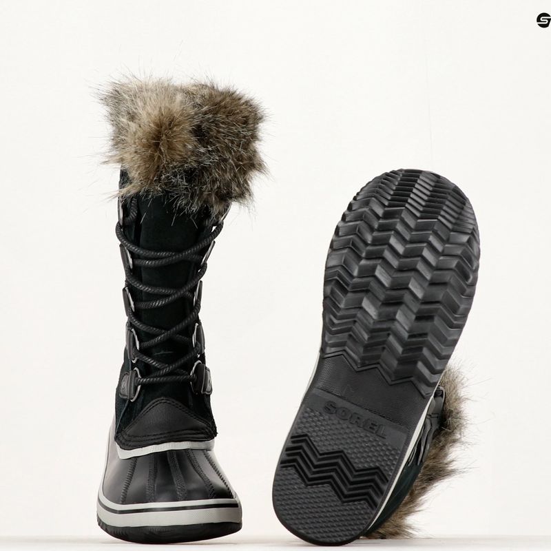 Women's Sorel Joan of Arctic Dtv black/quarry snow boots 16
