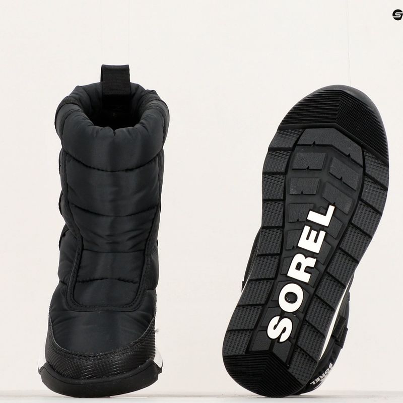 Sorel Outh Whitney II Puffy Mid children's snow boots black 15