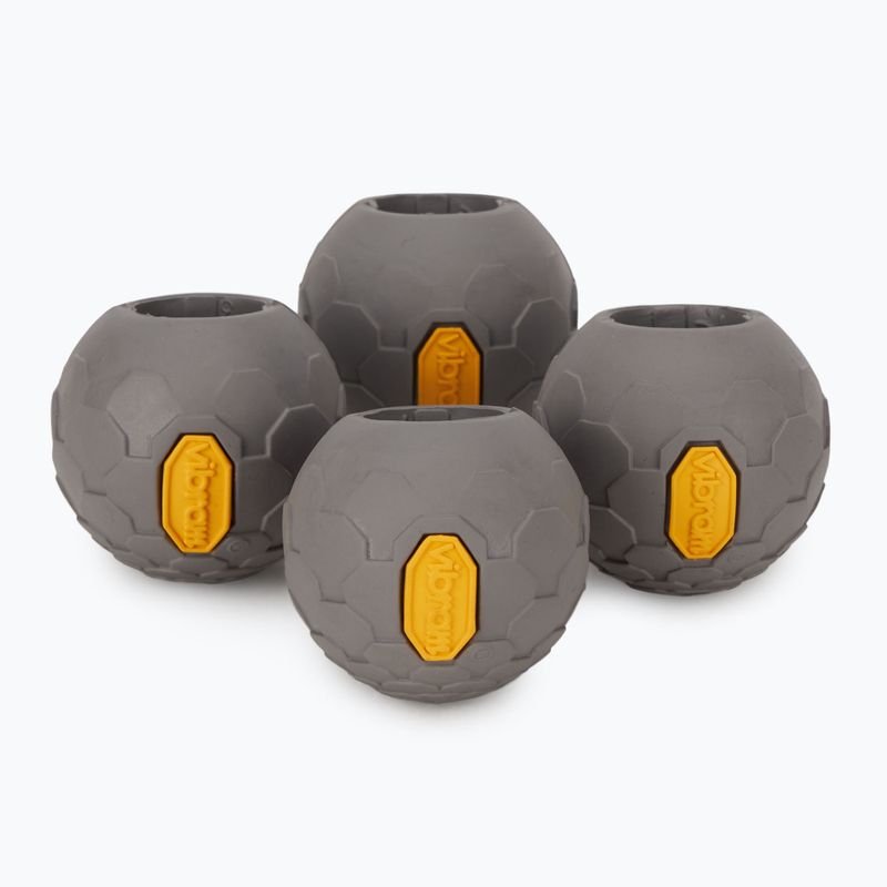 Non-slip pads for Helinox hiking chairs Vibram Ball Feet 4 pcs. grey