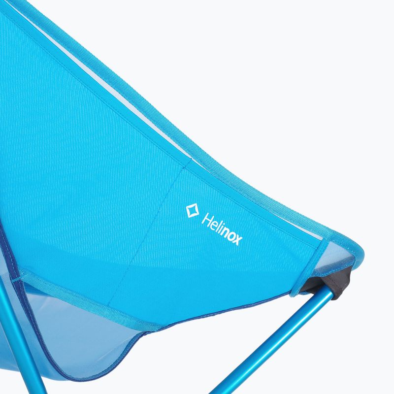 Helinox Beach blue mesh camping chair 4
