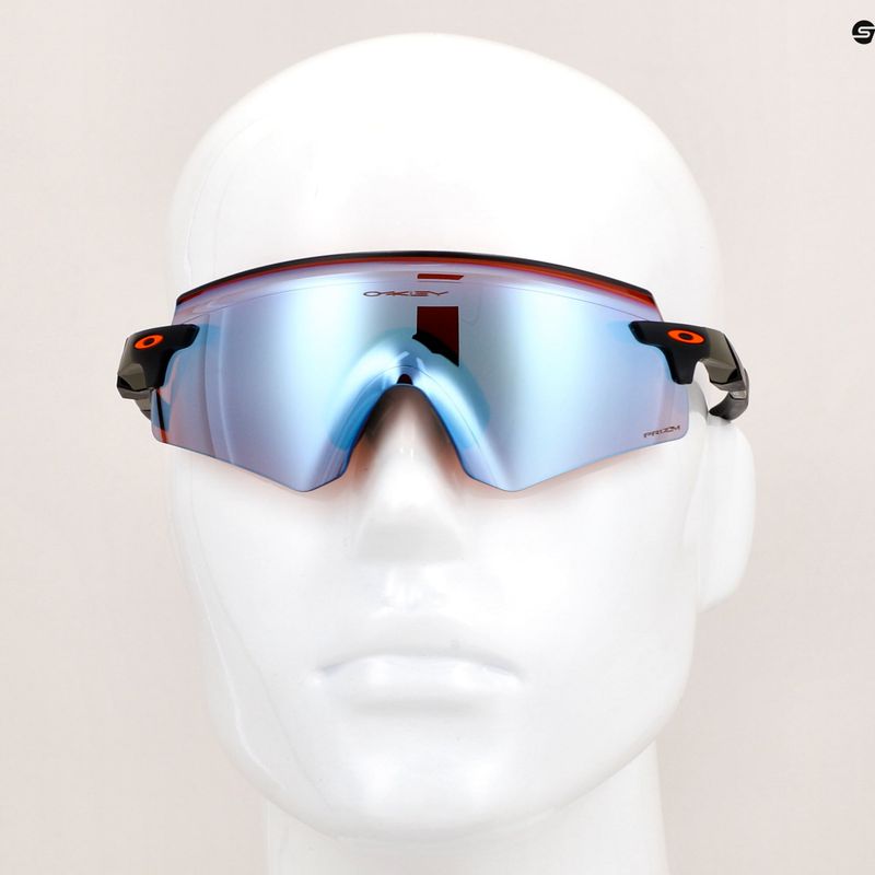 Oakley Encoder matte moss green/prizm snow sapphire sunglasses 12