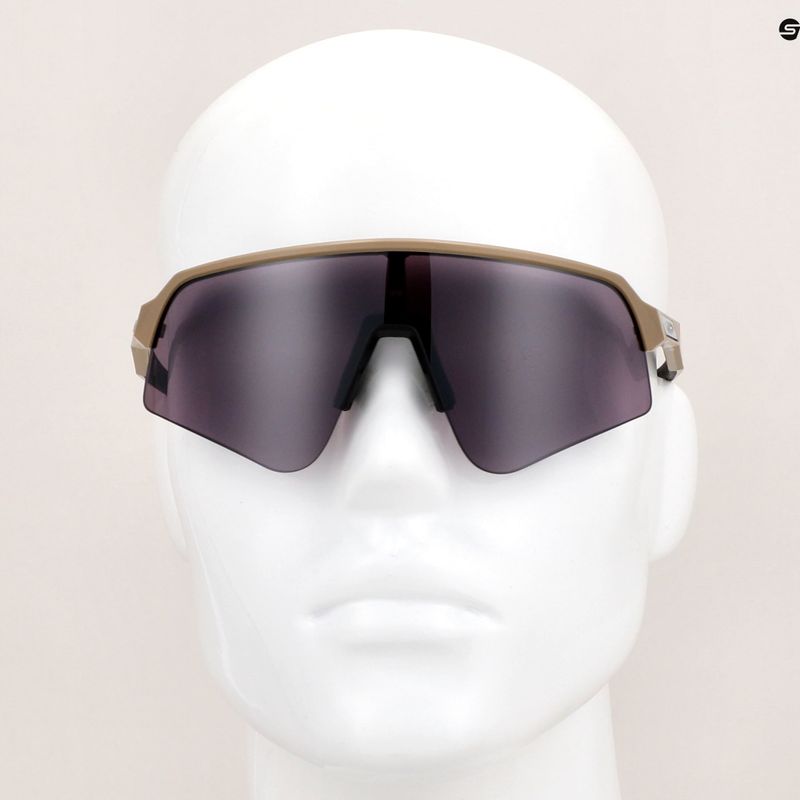 Oakley Sutro Lite Sweep matte terrain tan/prizm road black sunglasses 12