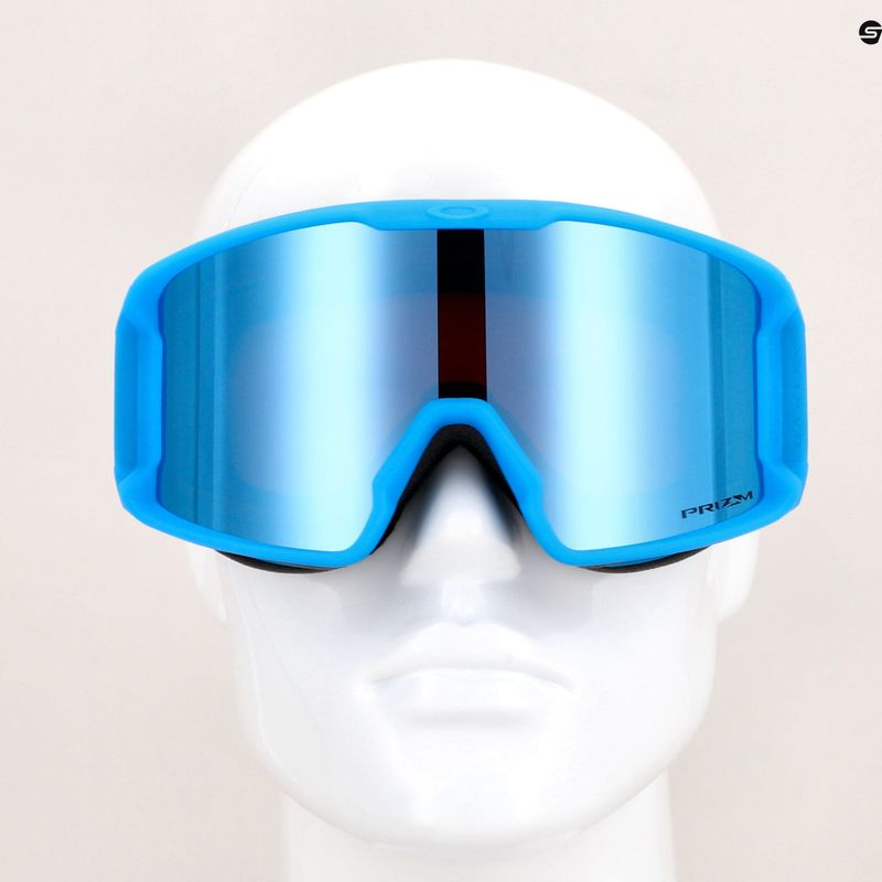 Oakley Line Miner b1b purple/prizm sapphire iridium ski goggles 7
