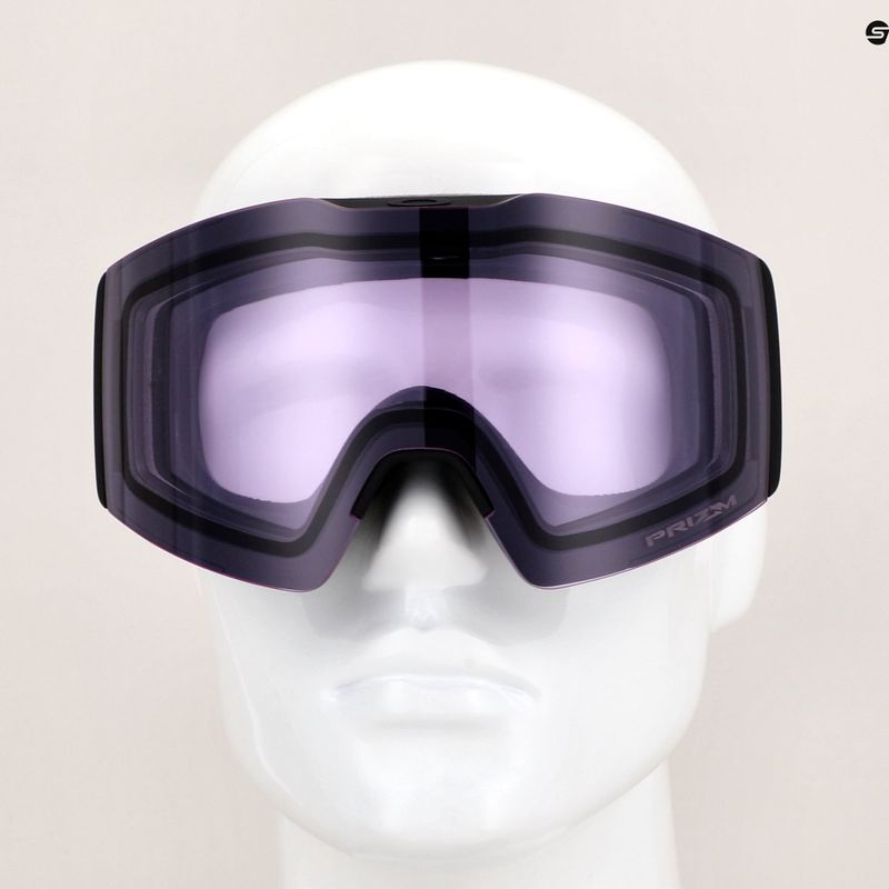 Oakley Fall Line matte black/prizm snow clear ski goggles 10