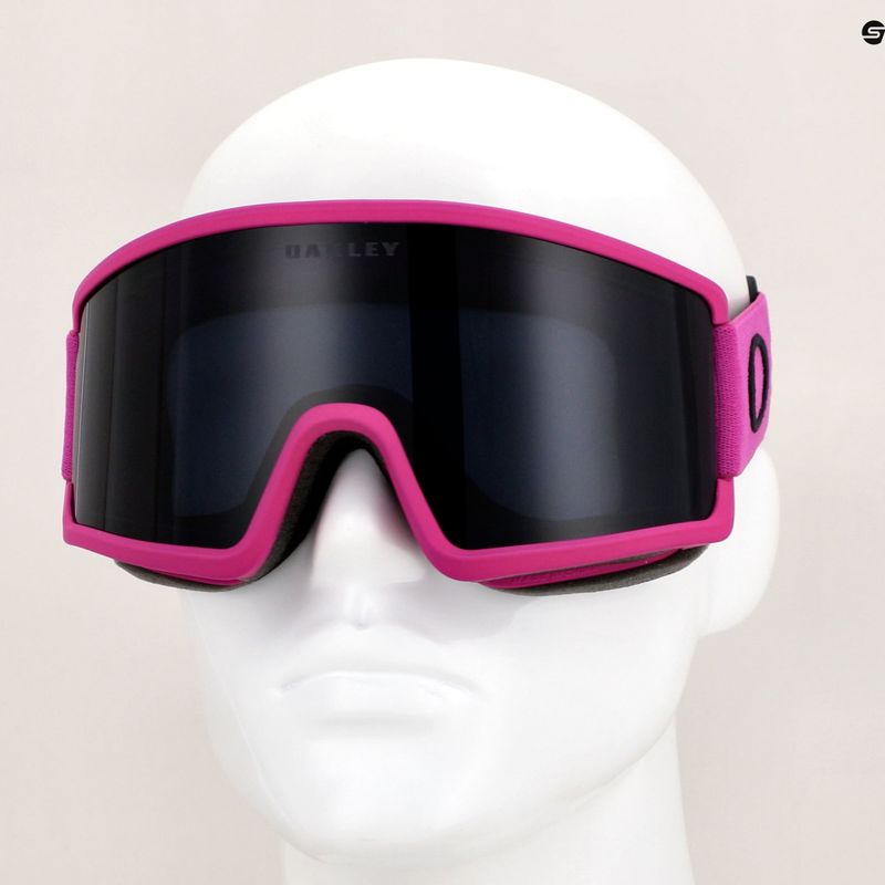 Oakley Target Line ultra purple/dark grey ski goggles 10