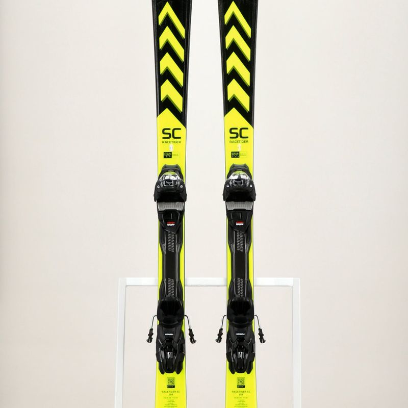 Völkl Racetiger SC Black + vMotion 10 GW black/yellow downhill skis 11