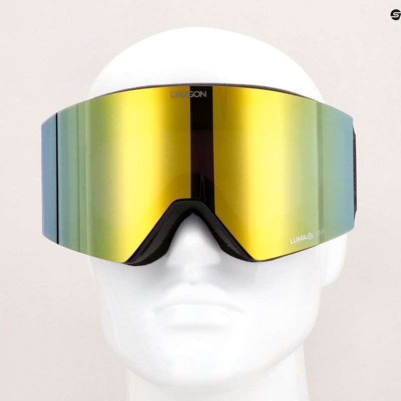 DRAGON RVX MAG OTG bryan iguchi signature/lumalens gold ion/violet ski goggles 12
