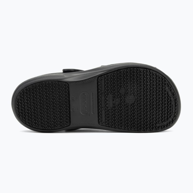 Men's Crocs Work Bistro flip-flops black 5