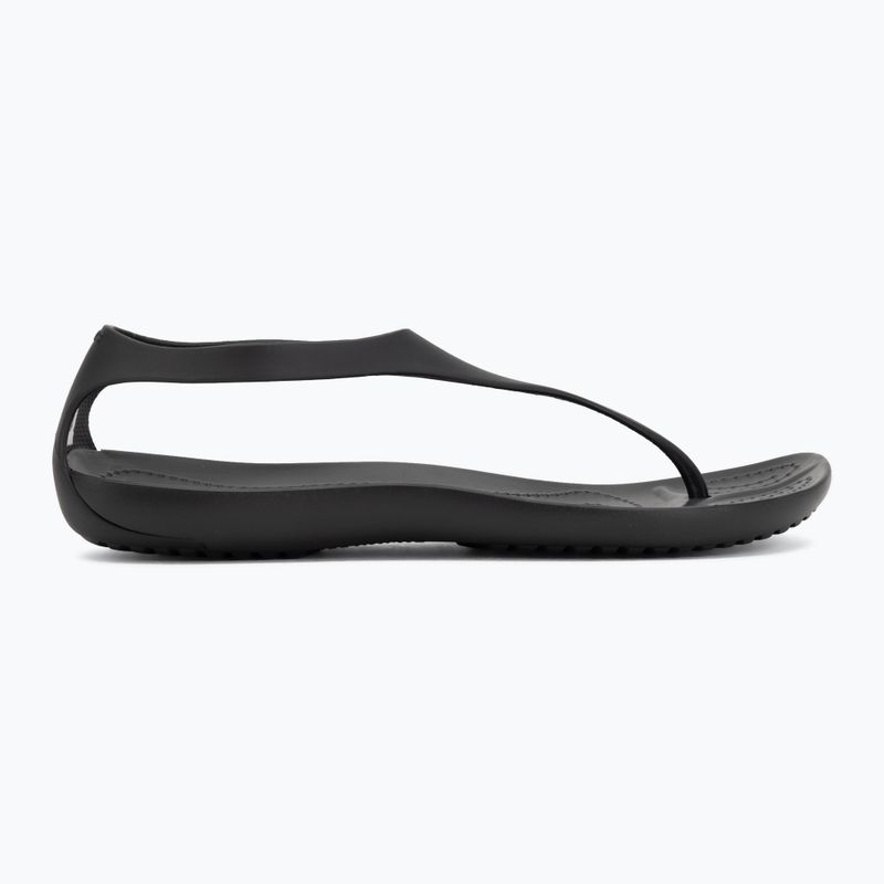 Women's flip-flops Crocs Sexi Flip black/black 2