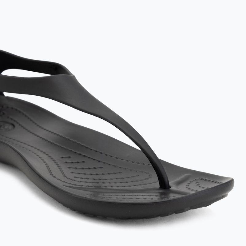 Women's flip-flops Crocs Sexi Flip black/black 7