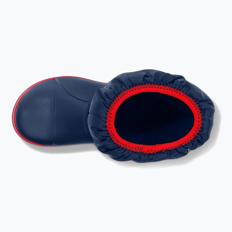 Crocs Winter Puff Kids snow boots navy/red 3