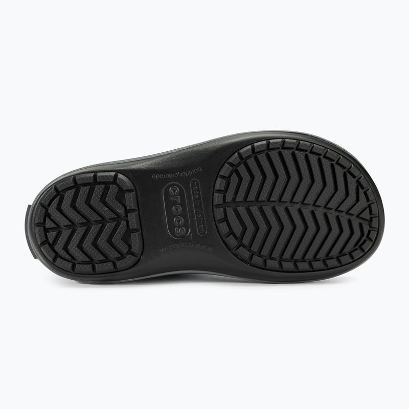 Women's Crocs Winter Puff black/charcoal snow boots 4
