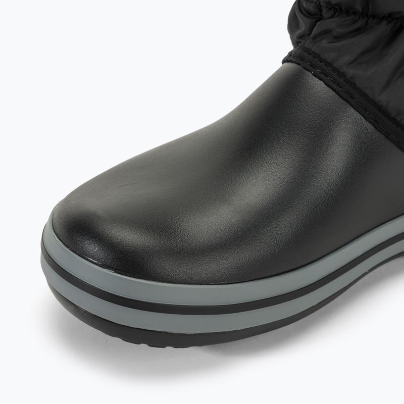 Women's Crocs Winter Puff black/charcoal snow boots 7