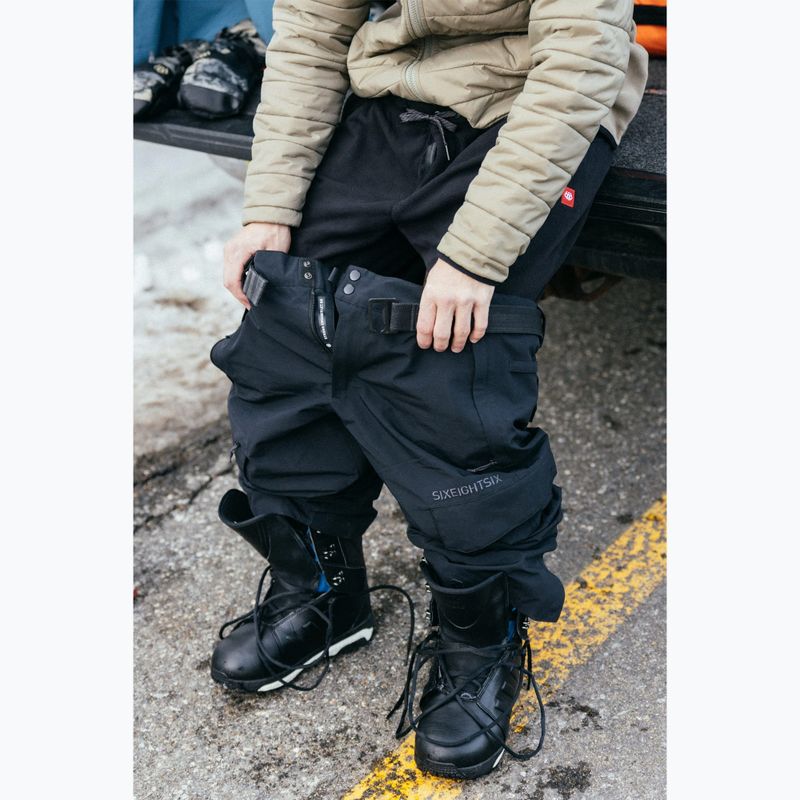 Men's snowboard trousers 686 Smarty 3-in-1 Cargo black 10