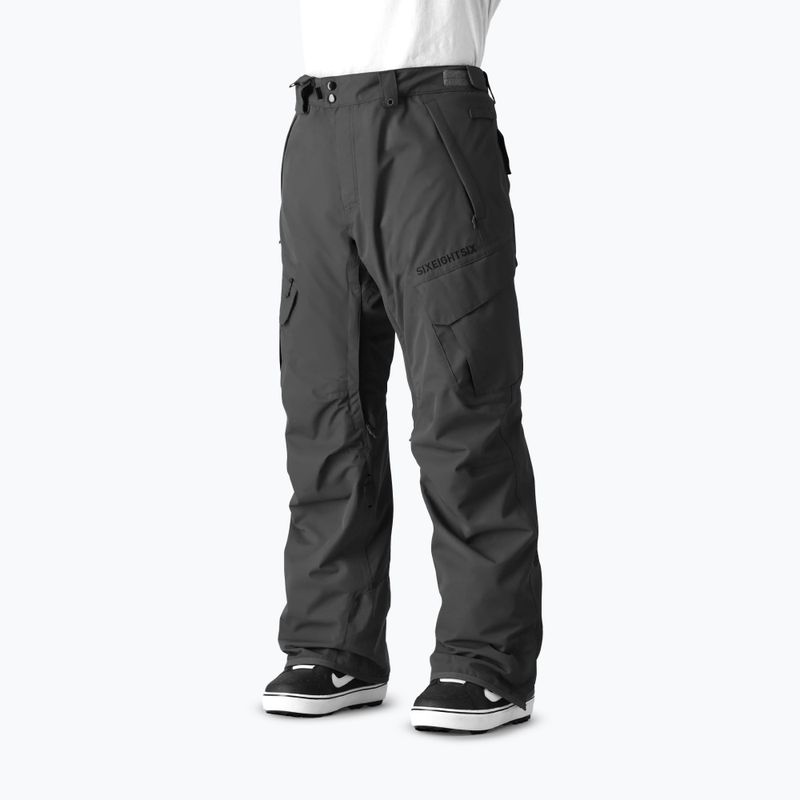 Men's 686 Smarty 3-in-1 Cargo Snowboard Trousers charcoal 2