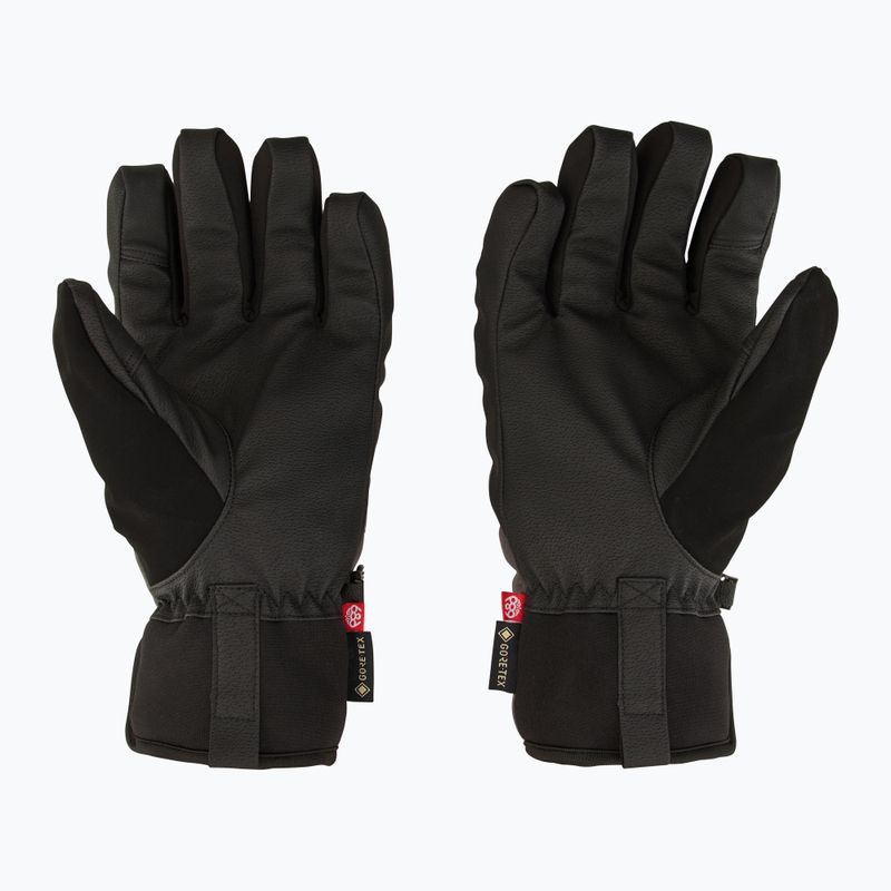 Men's 686 Gore-Tex Linear Under Cuff Snowboard Gloves black 3