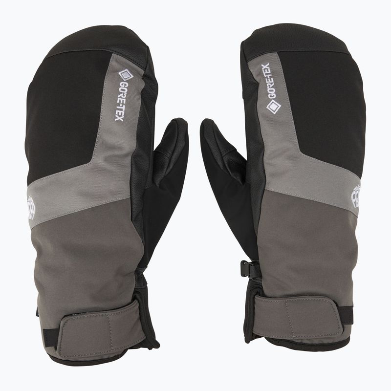 Men's 686 Gore-Tex Linear Under Cuff Mitt charcoal snowboard glove 2