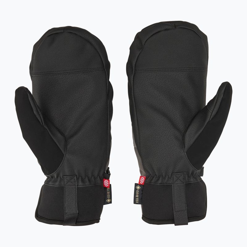 Men's 686 Gore-Tex Linear Under Cuff Mitt charcoal snowboard glove 3
