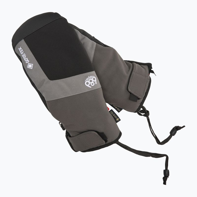 Men's 686 Gore-Tex Linear Under Cuff Mitt charcoal snowboard glove 6
