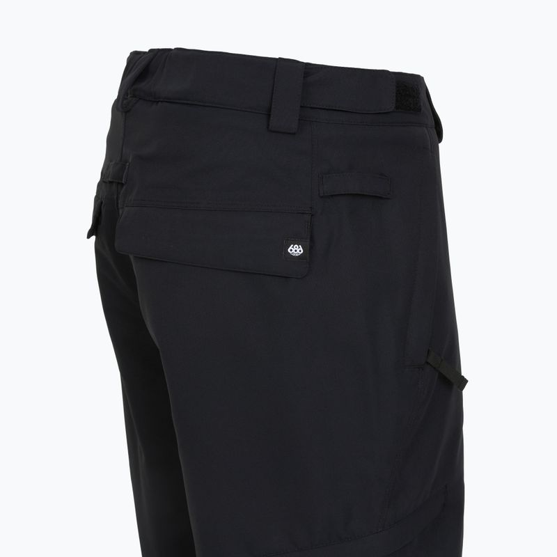 Women's snowboard trousers 686 Smarty 3-in-1 Cargo black 10