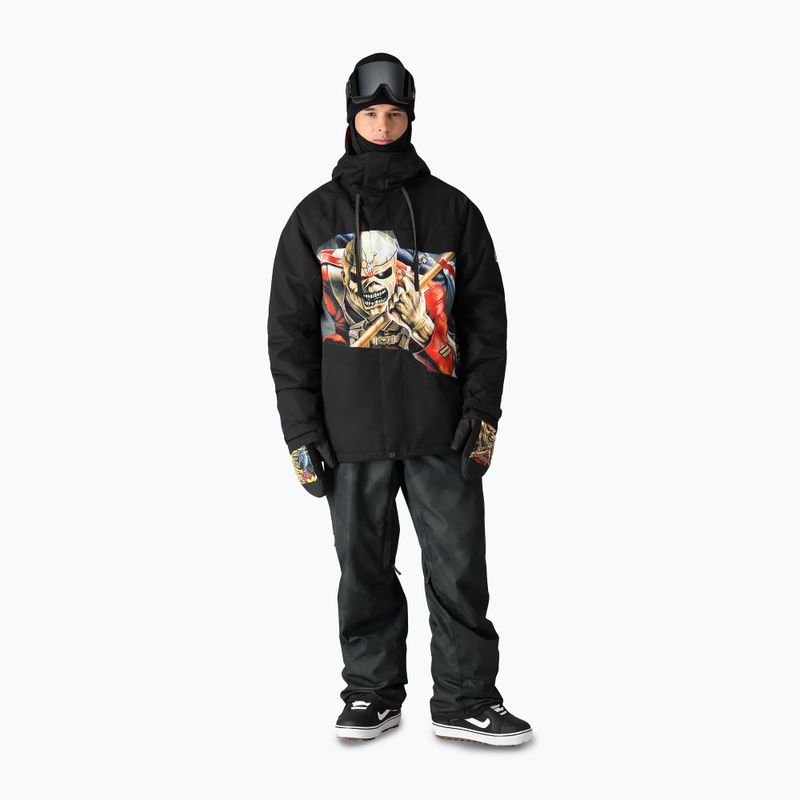 Men's 686 Geo iron maden trooper snowboard jacket black 2