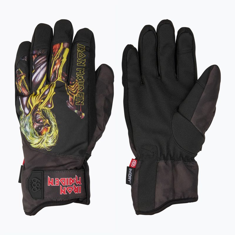 Snowboard gloves 686 Primer iron maiden eddies black