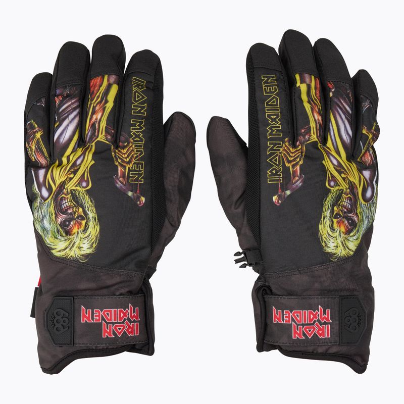 Snowboard gloves 686 Primer iron maiden eddies black 2