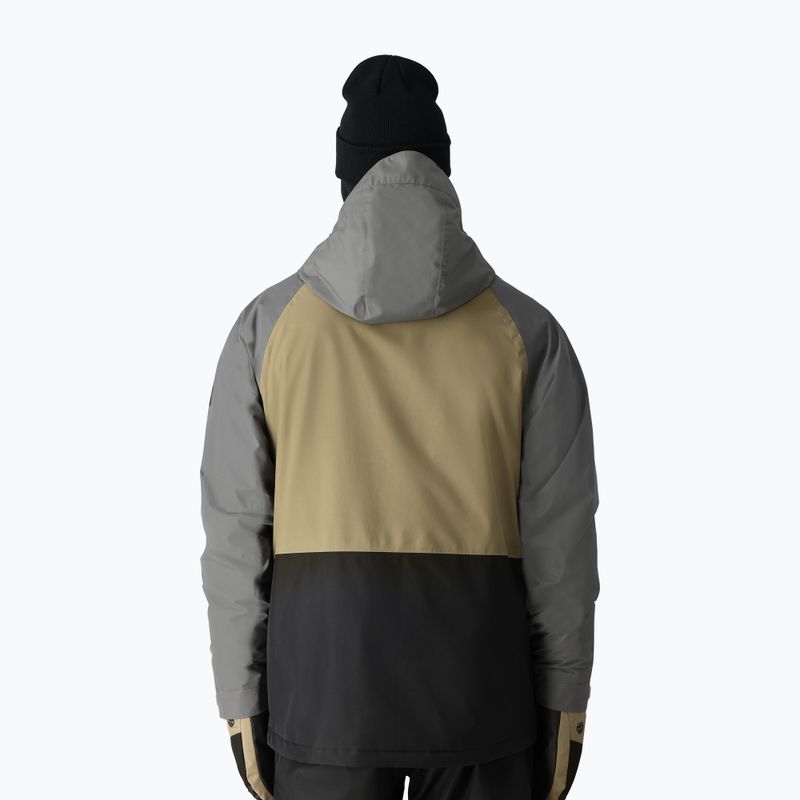 Men's 686 Gore-Tex Core Insulated snowboard jacket rhino grey colorblock 3