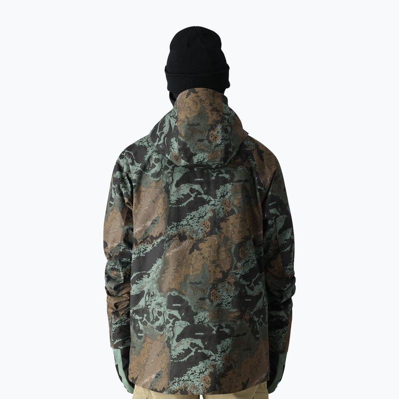 Men's 686 Hydra Thermagraph cypress green hemisphere snowboard jacket 3
