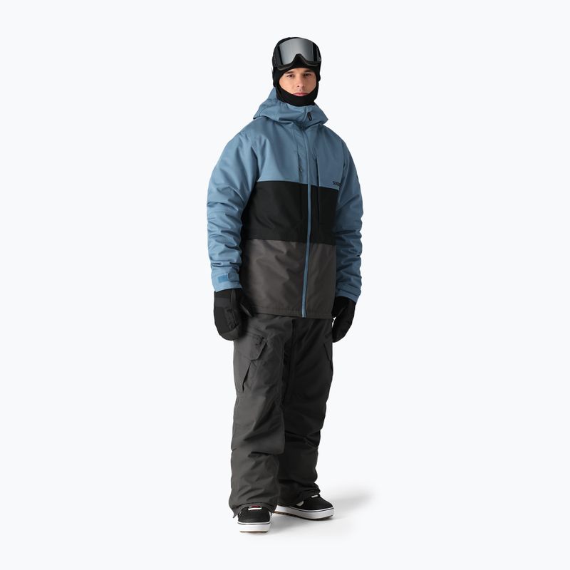 Men's 686 Smarty 3-in-1 Form stellar blue colourblock snowboard jacket 2