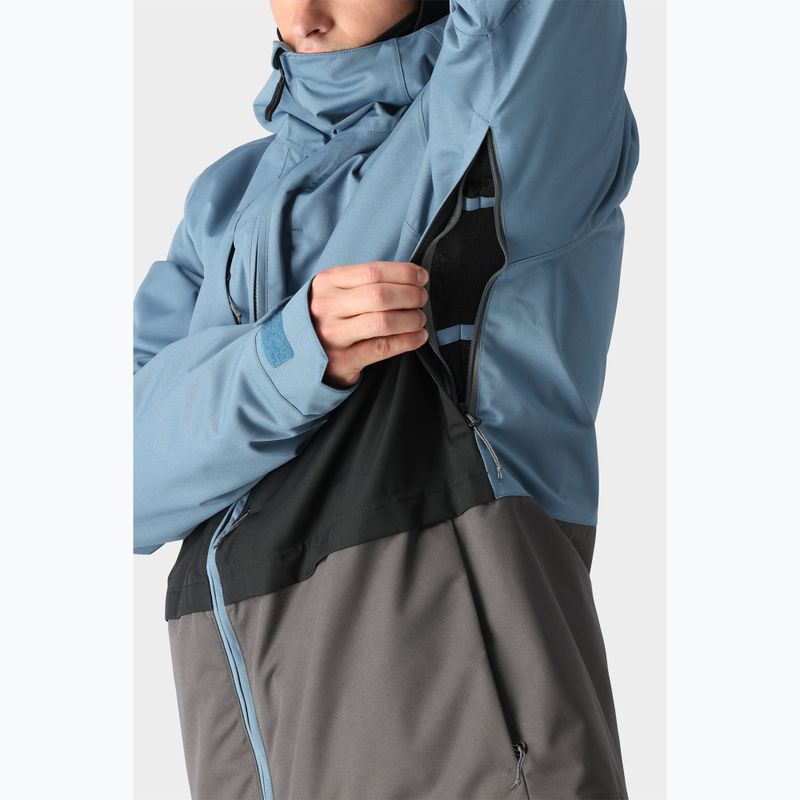Men's 686 Smarty 3-in-1 Form stellar blue colourblock snowboard jacket 5