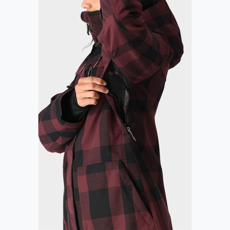 Women's 686 Spirit sassafras plaid snowboard jacket 6