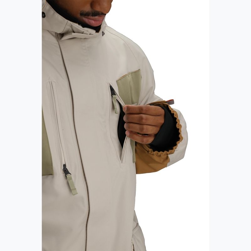 Men's snowboard jacket 686 2001 Transfer limestone colorblock 8