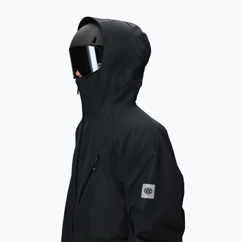 Men's snowboard jacket 686 Hydra Thermagraph black 5