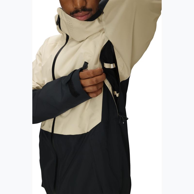 Men's snowboard jacket 686 Hydra Thermagraph limestone colorblock 6